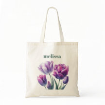 Personlig Elegant lila Monogram