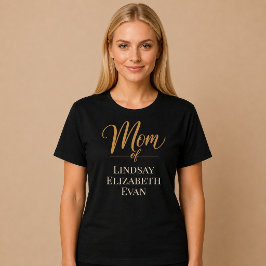 Personlig Elegant Mamma T Shirt