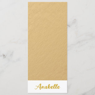 Personlig Elegant - minimalistiskt bokmärke för Gu