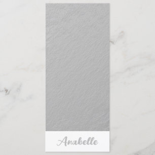 Personlig Elegant - minimalistiskt bokmärke för Si