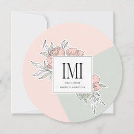 Personlig Elegant Modern Modern Bröllop-inbjudan Inbjudningar