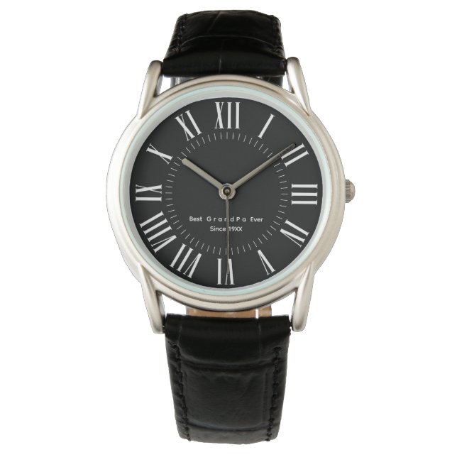 Personlig Elegant Modern romerska siffror Armbandsur (Framsida)