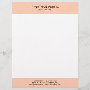 Personlig Elegant Modern Trendig Enkel mall Brevhuvud