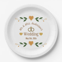 Personlig Elegant Modern White Blommigt Bröllop