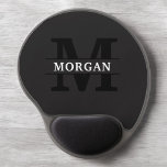 Personlig Elegant Monogram och Namn Gel Musmatta<br><div class="desc">Lägg till lite elegans i dina dagliga essenser med den här personligen monogram och namn-produkten. Med en förfinad utformning och detaljerad anpassade kombineras sofistikering och funktionalitet. Oavsett om det gäller personlig använda eller som en tänkbar gåva, visar det här objektet ett monogram för snyggten och namn, som du har valt,...</div>