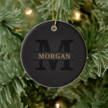 Personlig Elegant Monogram och Namn