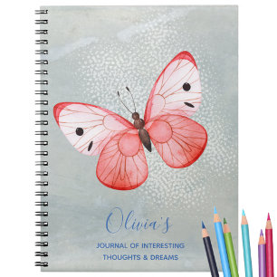 Personlig Elegant Monogrammed Journal Anteckningsbok