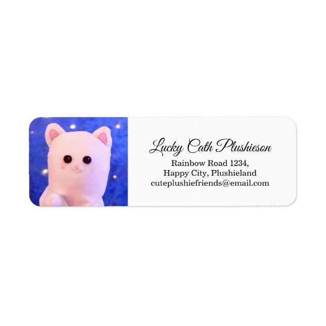 Personlig Elegant Professionell Snigel Mail Returadress Etikett (Framsidan)