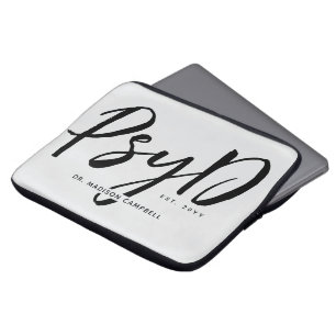 Personlig Elegant PsyD Doktor of Psychology Laptop Fodral
