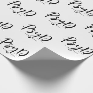 Personlig Elegant PsyD Doktor of Psychology Presentpapper