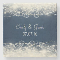 Personlig Elegant Snöre och Pearls Bröllop