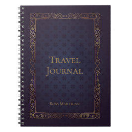 Personlig Elegant Travel Journal Anteckningsbok