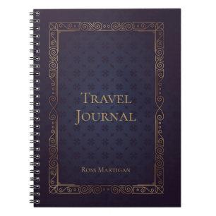 Personlig Elegant Travel Journal Anteckningsbok