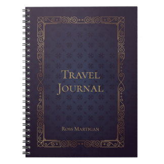 Personlig Elegant Travel Journal Anteckningsbok
