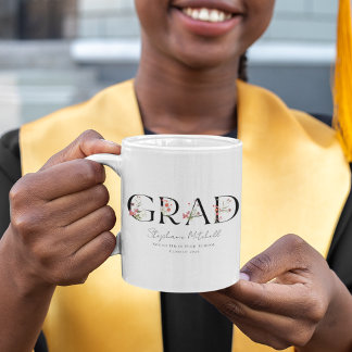 Personlig Elegant Wildblomme Studenten Kaffemugg
