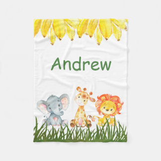 Personlig Elephant Children's Fleece Blanket