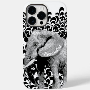Personlig Elephant Damask iPhone 6 fodral