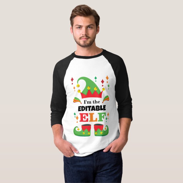Personlig Elf Shirt: Anpassningsbar julklapp! T-S T Shirt (Hel framsida)