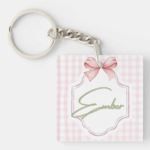 Personlig Ember Flicka Nursery Bow&Gingham