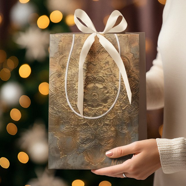 Personlig Embossed Mandala | Elegant Boho Gift (Skapare uppladdad)