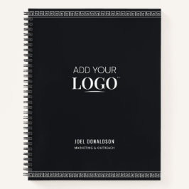 Personlig Employee Namn Black Grekiska Meander