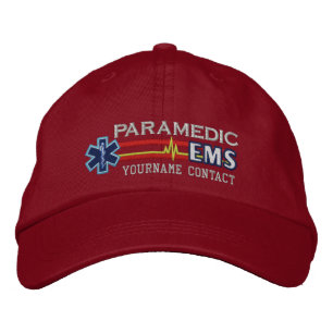 Personlig EMS Sjukvårdare Star of Life Broderad Keps