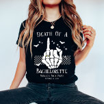 Personlig En Bachelorette Brudens sida död T Shirt<br><div class="desc">Fira din dåskiga sida med vår Personlig En Bachelorette Brudens sida Tri-Blend Shirt dog. Den här skjortan är perfekt för ett Halloween-temat bachelorette-parti och tillför en drastisk elegans till dina festligheter. Öga-fångstdesignen "Bride or Die", i kombination med anpassadets detaljer, gör det till ett val av perfekt för en brud som...</div>