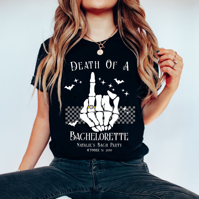Personlig En Bachelorette Brudens sida död T Shirt (Skapare uppladdad)