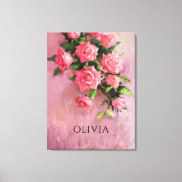 Personlig En Dröm i Rosa Nyanser Canvastryck