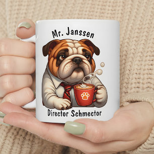 Personlig English Bulldog Coffee Mugg Roligt Gift