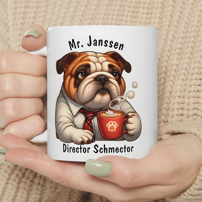 Personlig English Bulldog Coffee Mugg Roligt Gift (Skapare uppladdad)