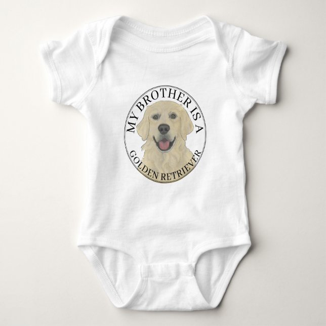 Personlig English Golden Retriever T Shirt (Framsida)