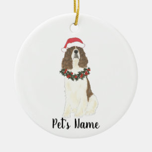 Personlig English Springer Spain (lever) Julgransprydnad Keramik