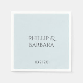 Personlig Enkel 60:e Bröllop-årsdagen Party Pappersservett