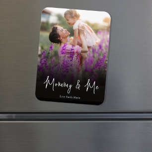 Personlig enkel foto Mommy and Me anpassad Magnet