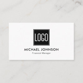 Personlig Enkel Logotyp Visitkort