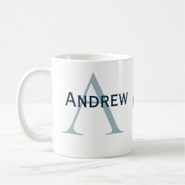 personlig enkel monogram brudgumsteam brudgummar  kaffemugg