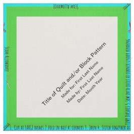 Personlig - enkelt citattecken tyg