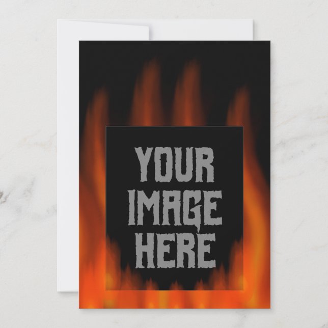 Personlig Epic Fire Photo (Framsida)