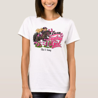 Personlig equestrian tonåringar/kvinnor T-shirt 