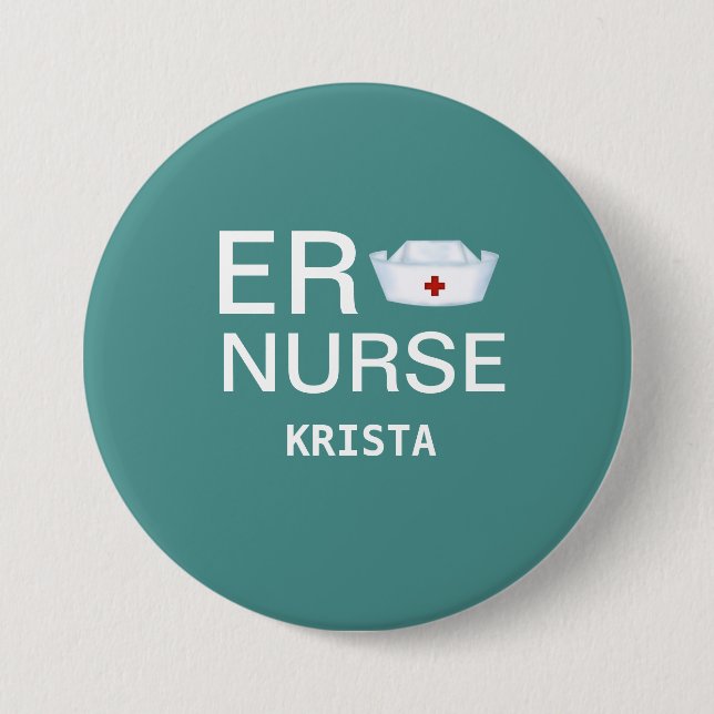 Personlig ER Nurse Knapp (Framsida)