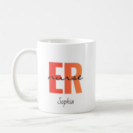Personlig ER-sjuksköterska namn Kaffemugg