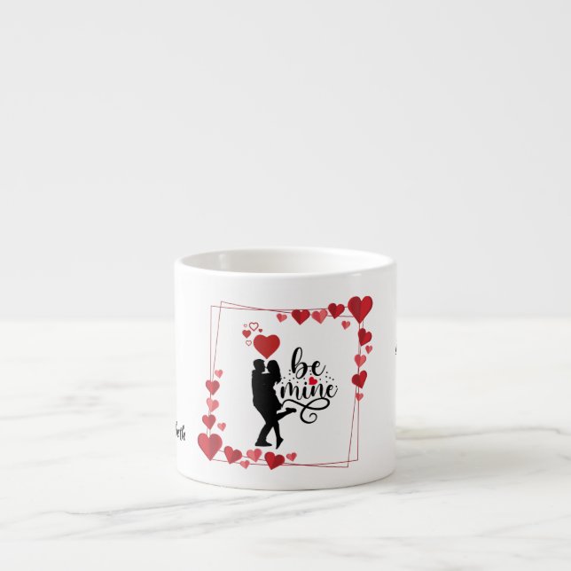 Personlig espressomugg med kärlekskänslor (Framsidan)