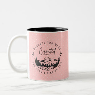 Personlig Esther Bible Verse Rosa Christian Two Två-Tonad Mugg