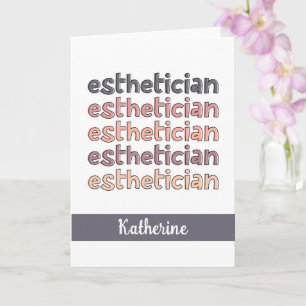Personlig Esthetician Cosmetolog Beautician Kort