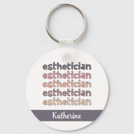 Personlig Esthetician Cosmetolog Beautician Nyckelring