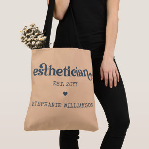 Personlig Esthetician Cosmetolog Beautician Tygkasse