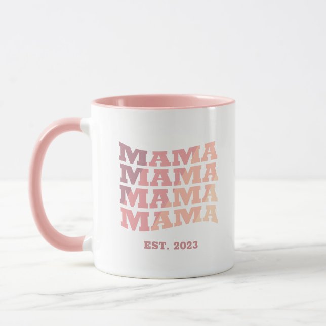 Personlig etablerad Mamma Mugg (Vänster)