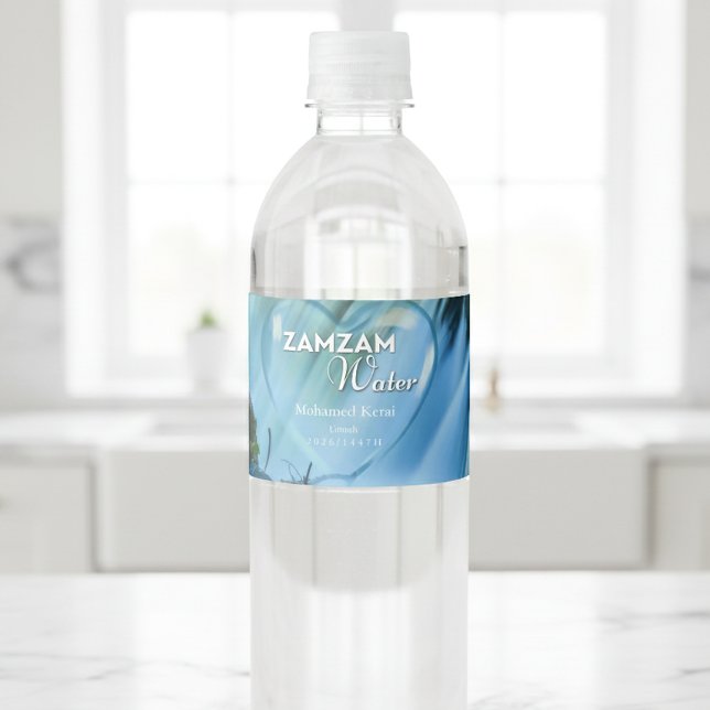 Personlig etikett för Zamzam-vattenflaska Islamsk  (Skapare uppladdad)