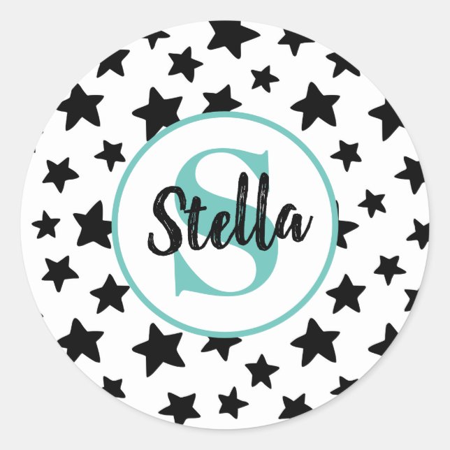 personlig etiketter för barn skolförråd (Framsida)